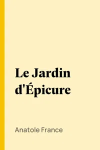 Le Jardin d'Épicure_cover