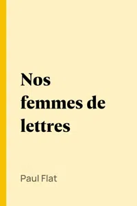 Nos femmes de lettres_cover