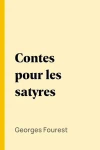 Contes pour les satyres_cover