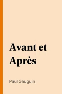 Avant et Après_cover