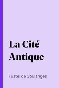 La Cité Antique_cover