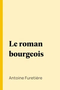 Le roman bourgeois_cover