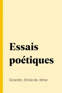 Essais poétiques_cover