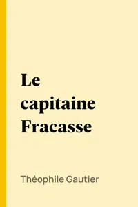 Le capitaine Fracasse_cover