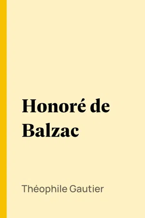 Honoré de Balzac