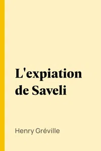 L'expiation de Saveli_cover