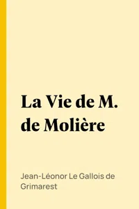 La Vie de M. de Molière_cover