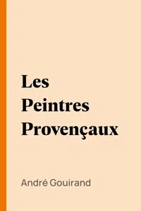 Les Peintres Provençaux_cover