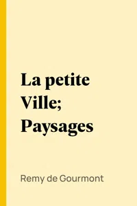 La petite Ville; Paysages_cover