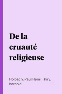 De la cruauté religieuse_cover