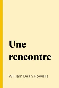 Une rencontre_cover