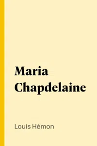 Maria Chapdelaine_cover