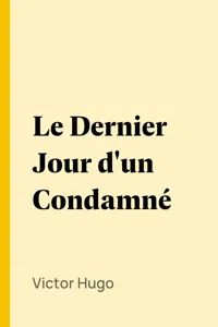 Le Dernier Jour d'un Condamné_cover