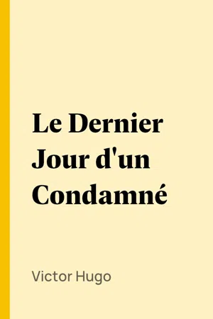 Le Dernier Jour d'un Condamné