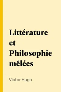 Littérature et Philosophie mêlées_cover