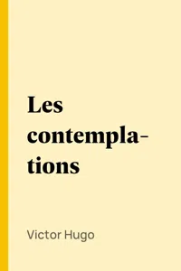 Les contemplations_cover