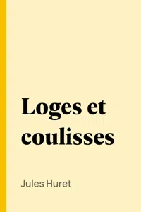 Loges et coulisses_cover