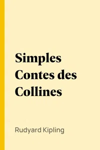 Simples Contes des Collines_cover