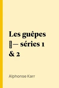 Les guêpes ­— séries 1 & 2_cover