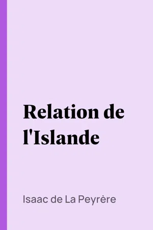 Relation de l'Islande