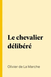 Le chevalier délibéré_cover