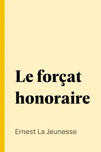 Le forçat honoraire_cover