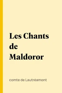 Les Chants de Maldoror_cover