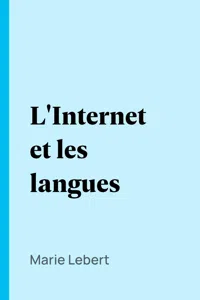 L'Internet et les langues_cover