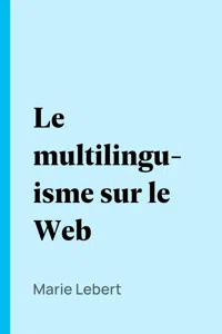 Le multilinguisme sur le Web_cover