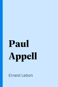 Paul Appell_cover