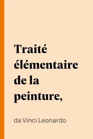 Traité élémentaire de la peinture,