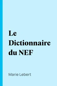 Le Dictionnaire du NEF_cover