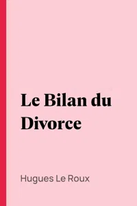 Le Bilan du Divorce_cover