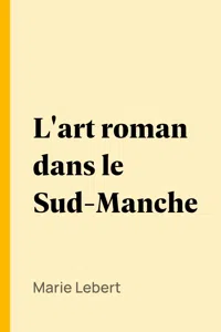 L'art roman dans le Sud-Manche_cover