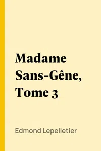 Madame Sans-Gêne, Tome 3_cover