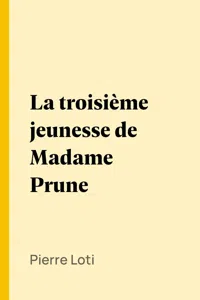 La troisième jeunesse de Madame Prune_cover