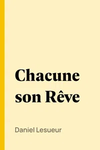 Chacune son Rêve_cover