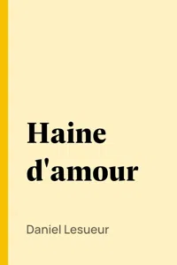 Haine d'amour_cover