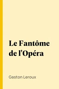Le Fantôme de l'Opéra_cover