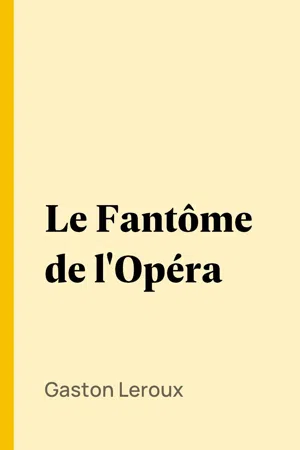 Le Fantôme de l'Opéra