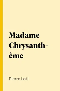 Madame Chrysanthème_cover