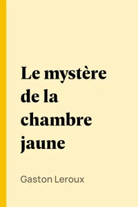 Le mystère de la chambre jaune_cover