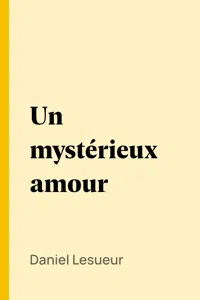 Un mystérieux amour_cover