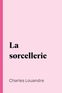 La sorcellerie_cover