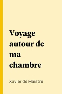 Voyage autour de ma chambre_cover