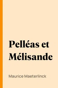 Pelléas et Mélisande_cover