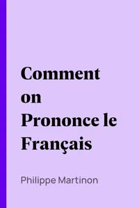 Comment on Prononce le Français_cover
