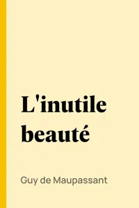 L'inutile beauté_cover