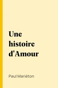 Une histoire d'Amour_cover