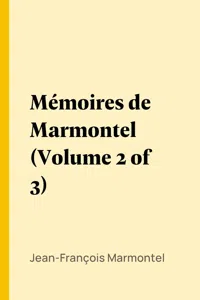 Mémoires de Marmontel_cover